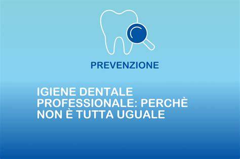 schema igiene dentale professionale