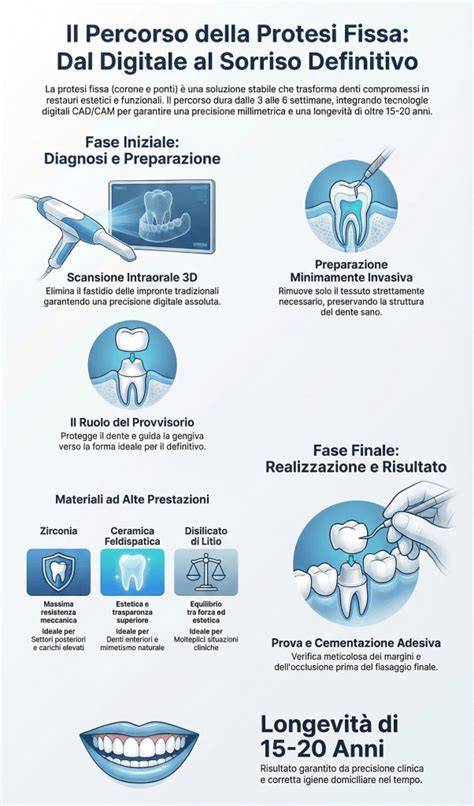infografica percorso formativo endodonzia protesi