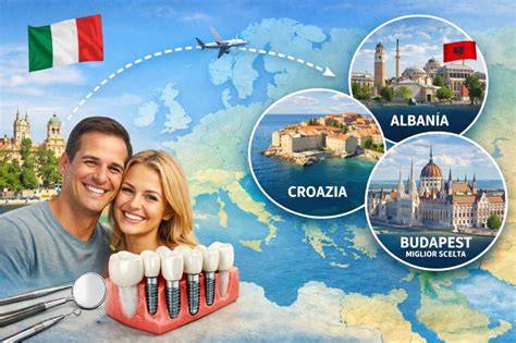 mappa turismo dentale Europa dell'Est