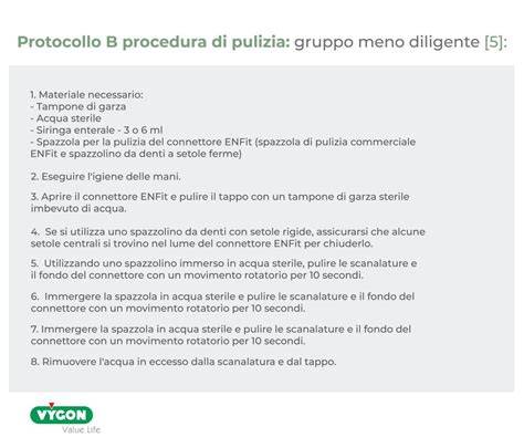Procedura di pulizia bite
