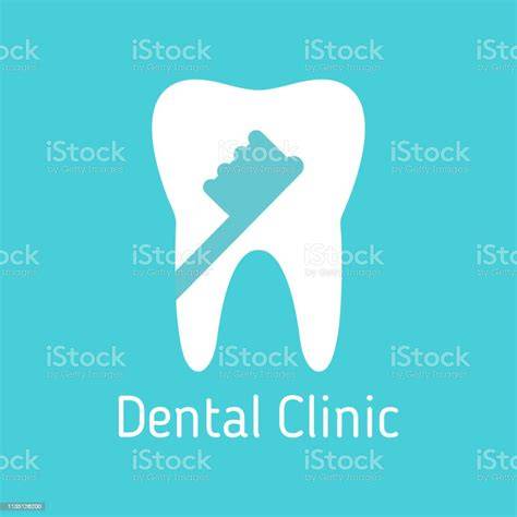 logo dentale colori blu verde tenui