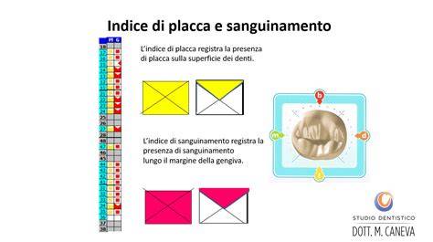 grafico placca e gengive sani