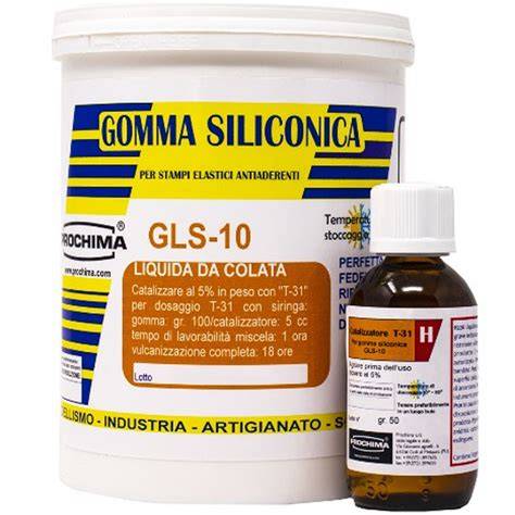 gomma siliconica dettagliata e stampi odontotecnici
