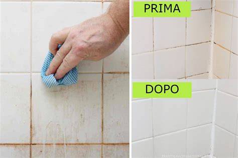 spiegazione grafica su sbiancamento fughe bagno